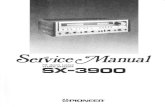 pioneer sx-3900 service manual