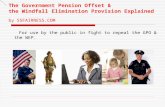 The Government Pension Offset and the Windfall Elimination Provision Explained
