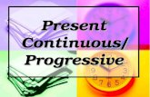 Present Continuous/ Progressive. Present Continuous Afirmative Present Continuous Afirmative Iameating Youare HeSheItis WeYouTheyare.