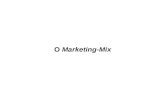 O Marketing-Mix. MARKETING-MIX (William Stanton) “Conjunto de variáveis controláveis que permitem exercer um controlo, e desenvolver acções que têm em.