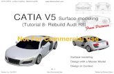 CATIA CAR DESIGN(AUDI R8)