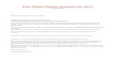 Four Pillars Finance forecasts for 2013