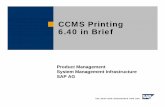 CCMS printing