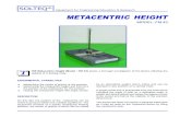 Metacentric Height Laboratory