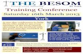The Besom Training Conference 2013