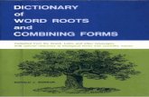 12344812 Dictionary of Word Roots and Combining Forms