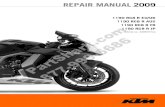 KTM RC8 Repair Manual