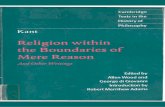 Religion within the Boundaries of Mere Reason