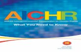 ASEAN Intergovernmental Commission on Human Rights (AICHR) Regional Booklet