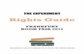 The Experiment - Frankfurt 2012 Rights Guide