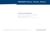 MiCOM Alstom P44x Ver50K Manual GB
