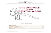 Ergonomics and Dental Work