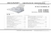 Sharp Fax UX-340L,345L,330L Parts & Service