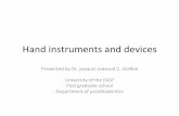 Dental Instruments/ short introduction by Dr. joaquin masoud C. shafiee