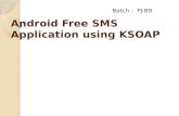 Android mobile sms project Ppt