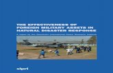 The Effectiveness of Foreign Military Assets in Natural Disaster Response
