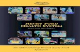 2011 Henry Ford Health System Award Application Summary