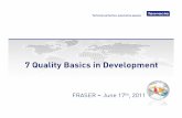 7 Quality Basics in Development