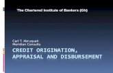 Credit Origination and Appraisal