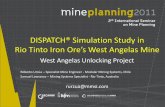 Simulation Study in the Rio Tinto West Angelas Iron Ore Mine