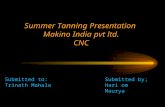 Hari Om Summer Training Ppt CNC