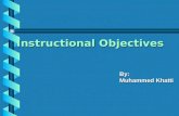 Instructional Objectives 2