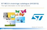 ST MCU Trainings Catalogue Marketing Pres