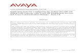 Avaya CM SES - MP118 Configuration Guide