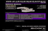 Sony Hvr-A1j,A1u,A1n,A1e,A1p,A1c Service Manual Ver 1.3 2007.03 (9-876-892-11)