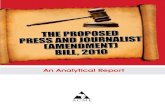 UGANDA: Analysis of Proposed Press and Journalists Amendement Bill 2010