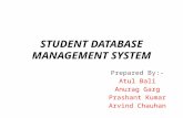 87005502 Student Database Management System