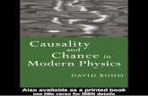 Causality and Chance in Modern Physics . 1957-2005 . David Bohm