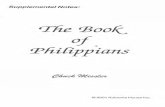 Chuck Missler - Bible Commentary - Supplemental Notes - Philippians