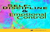 Self-Discipline and Emotional Control Workbook