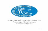 Manual for Regulation for Foreign Exchange Transactions