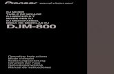 Djm-800 Manual en Fr de Nl It Es