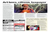 'Art Hero, Citizen, Taxpayer' - Newcastle Herald 05 MAR 12