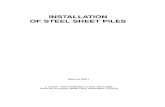 Sheet Piles Installation Manual
