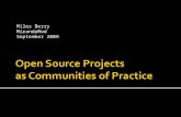 Open Source Projects as CoP