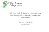 West Thames College: Virtual Hair & Beauty