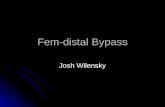 Fem distal bypass