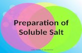 Preparation of Soluble Salt