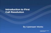 Introduction to First Call Resolution