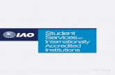 IAO’s importance on sound student services in educational institutions