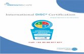 Latest DiSC Trainer Certification Brochure from Strengthscape, India