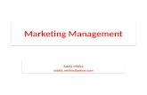 Marketing Management - Marketing Strategy and Forecasting by Sabita Mishra