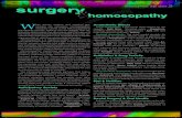 Surgery & Homoeopathy Info