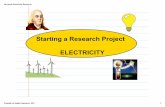 4th grade Electricity Research