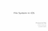 File system in iOS