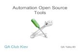 Automation Open Source tools